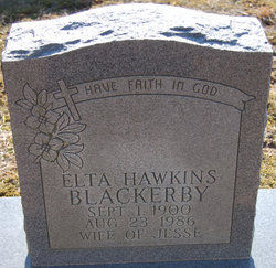 Elta <I>Hawkins</I> Blackerby 