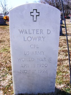 Walter David Lowry 