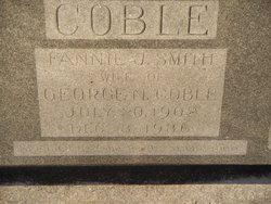 Fannie J <I>Smith</I> Coble 