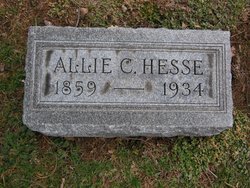 Alcinda Cornelius “Allie” <I>Holmes</I> Hesse 