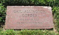 Gail <I>Allington</I> Cordes 