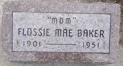 Flossie Mae <I>Nicholson</I> Baker 
