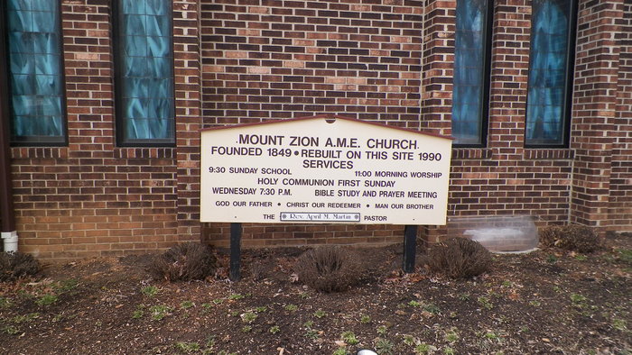 Mount Zion African Methodist Episcopal Cemetery