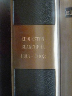 Blanche Hazel <I>Sturgeon</I> Eddleston 