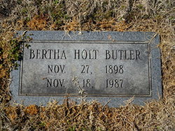 Bertha <I>Holt</I> Butler 