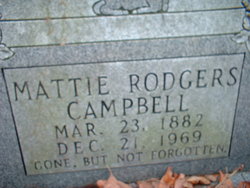 Mattie Rodgers Campbell 