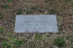 Velma Gray <I>Lilley</I> Carstarphen 
