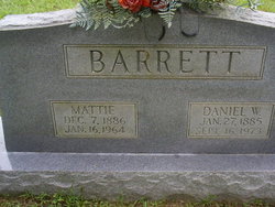 Mattie <I>Bowman</I> Barrett 