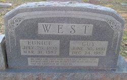 Eunice Helen <I>Clute</I> West 