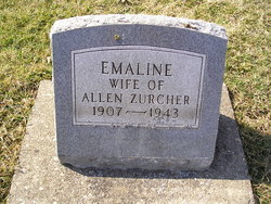 Emaline Elizabeth <I>Amstutz</I> Zurcher 