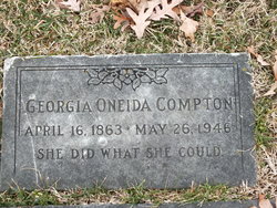 Georgia <I>Oneida</I> Compton 