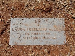 Laura <I>Freeland</I> Alling 