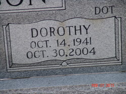Dorothy “Dot” Jackson 