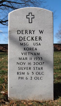 MSGT Derry William Decker 
