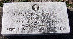 Sgt Grover L. Bailey 