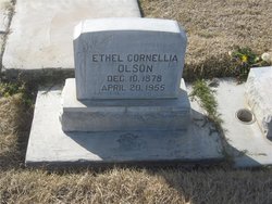 Ethel Cornellia <I>Hillgrove</I> Olson 