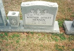 Whitner Denley “Burr” Henson 