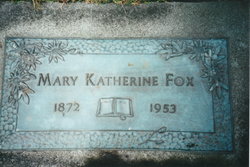 Mary Katherine <I>Schreiner</I> Fox 