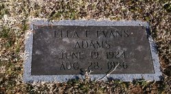 Ella Louise <I>Francis</I> Adams 