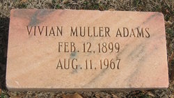 Vivian Esther <I>Muller</I> Adams 