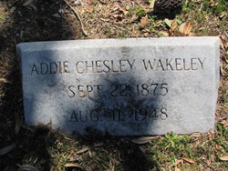 Addie May <I>Chesley</I> Wakeley 