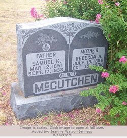 Rebecca A. <I>McElrath</I> McCutchen 