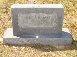 Mary A <I>Currie</I> Hearne 