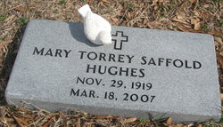 Mary Torrey <I>Saffold</I> Hughes 