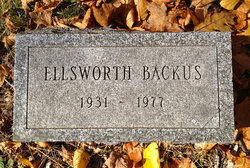 Ellsworth Webster Backus 