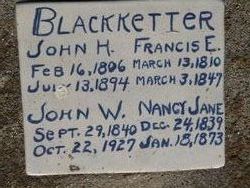 John Wesley Blackketter 