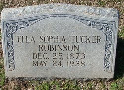 Ella Sophia <I>Tucker</I> Robinson 