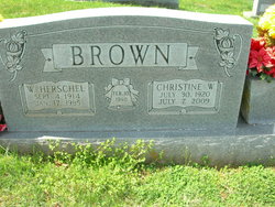 Christine <I>Brown</I> Thompson 