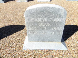 Elizabeth <I>Turner</I> Beck 
