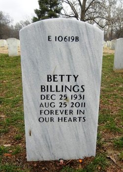 Betty Jean <I>Holloway</I> Billings 