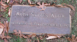 Ruth Ellen <I>Shippen</I> Alter 