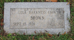 Lela Harkness <I>Cook</I> Brown 