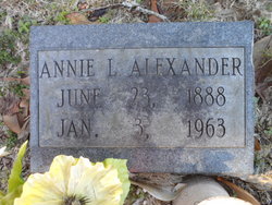 Annie B <I>Lacy</I> Alexander 