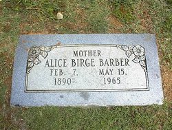 Alice <I>Birge</I> Barber 