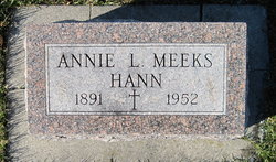 Annie L. <I>Meeks</I> Hann 