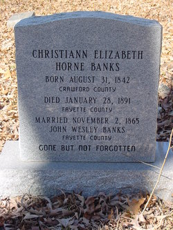 Christiann Elizabeth <I>Horne</I> Banks 