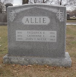 Catherine E <I>McCue</I> Allie 
