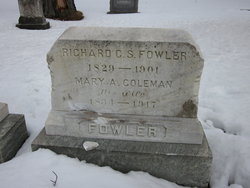 Mary A. <I>Coleman</I> Fowler 