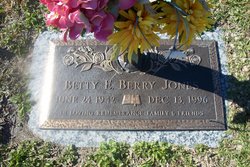 Betty E. <I>Berry</I> Jones 