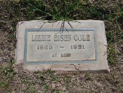 Lizzie <I>Eisen</I> Cole 