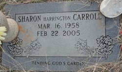 Sharon <I>Harrington</I> Carroll 