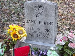 Ersie “Jane” <I>Baker</I> Elkins 