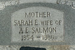 Sarah E <I>Rider</I> Salmon 