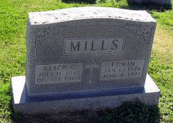 Alice Gertrude <I>Gregory</I> Mills 