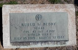Rufus Hardy Busby Sr.