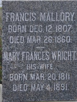 Mary Frances <I>Wright</I> Mallory 